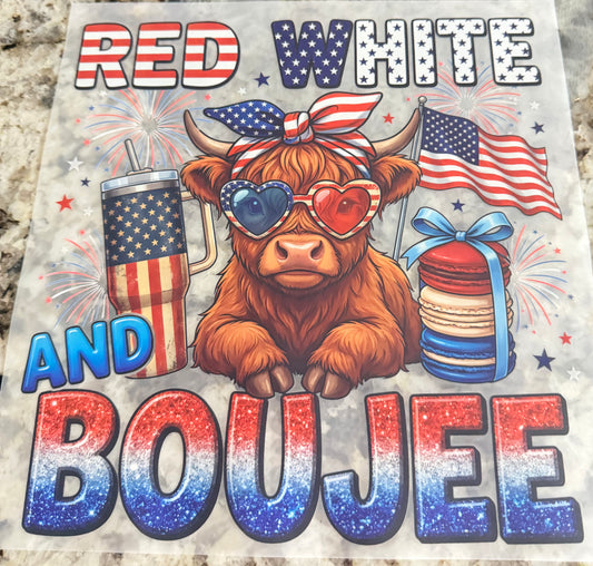 Red white and Boujee