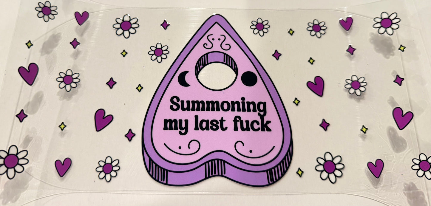 Summoning my last f