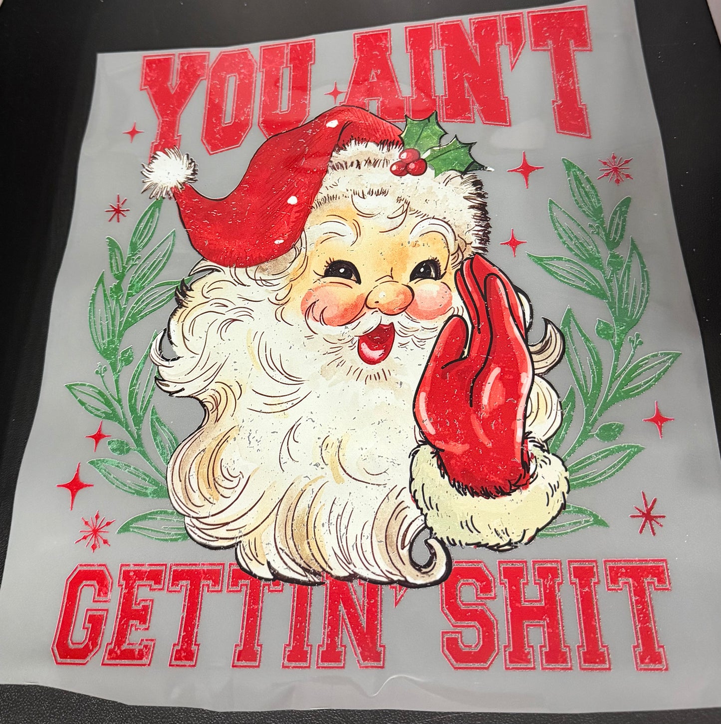 You ain’t getting shit transfer