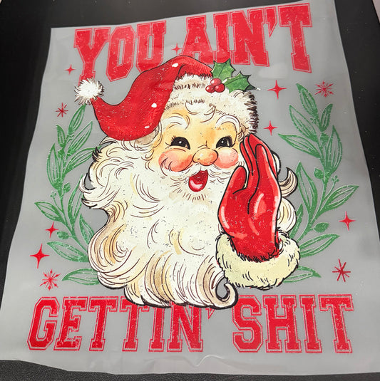 You ain’t getting shit transfer