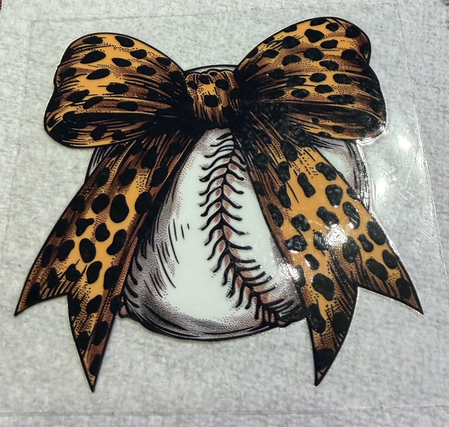 Softball with bow