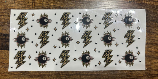 Cheetah bolts 8 balls wrap