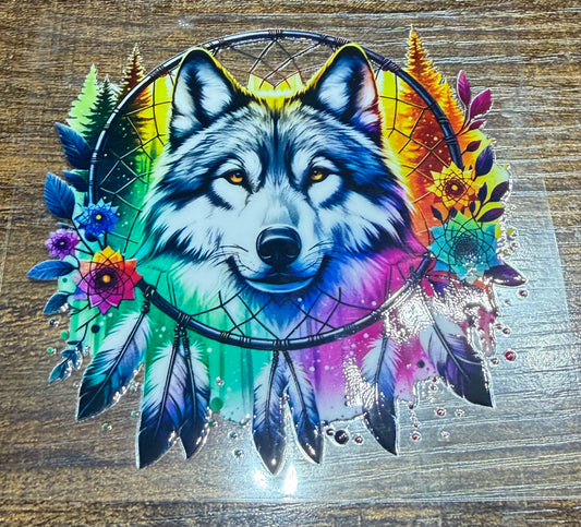 Wolf dream catcher