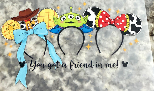 You got a friend and me