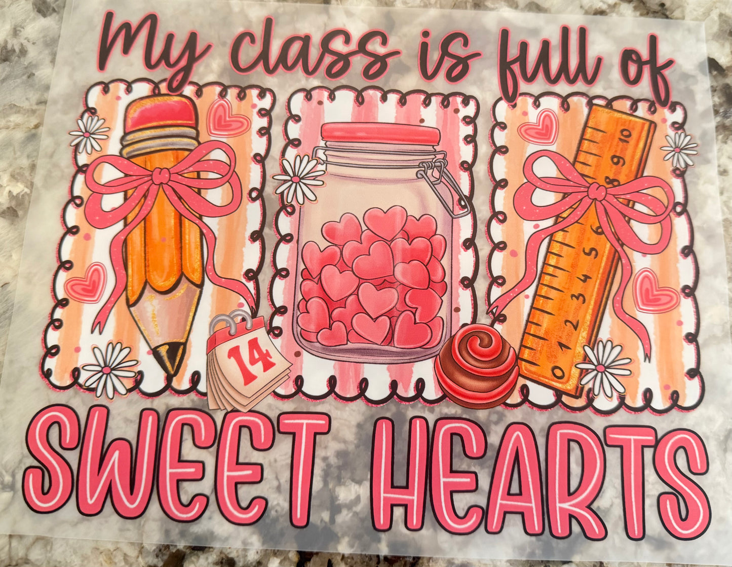 My class is full of sweet hearts