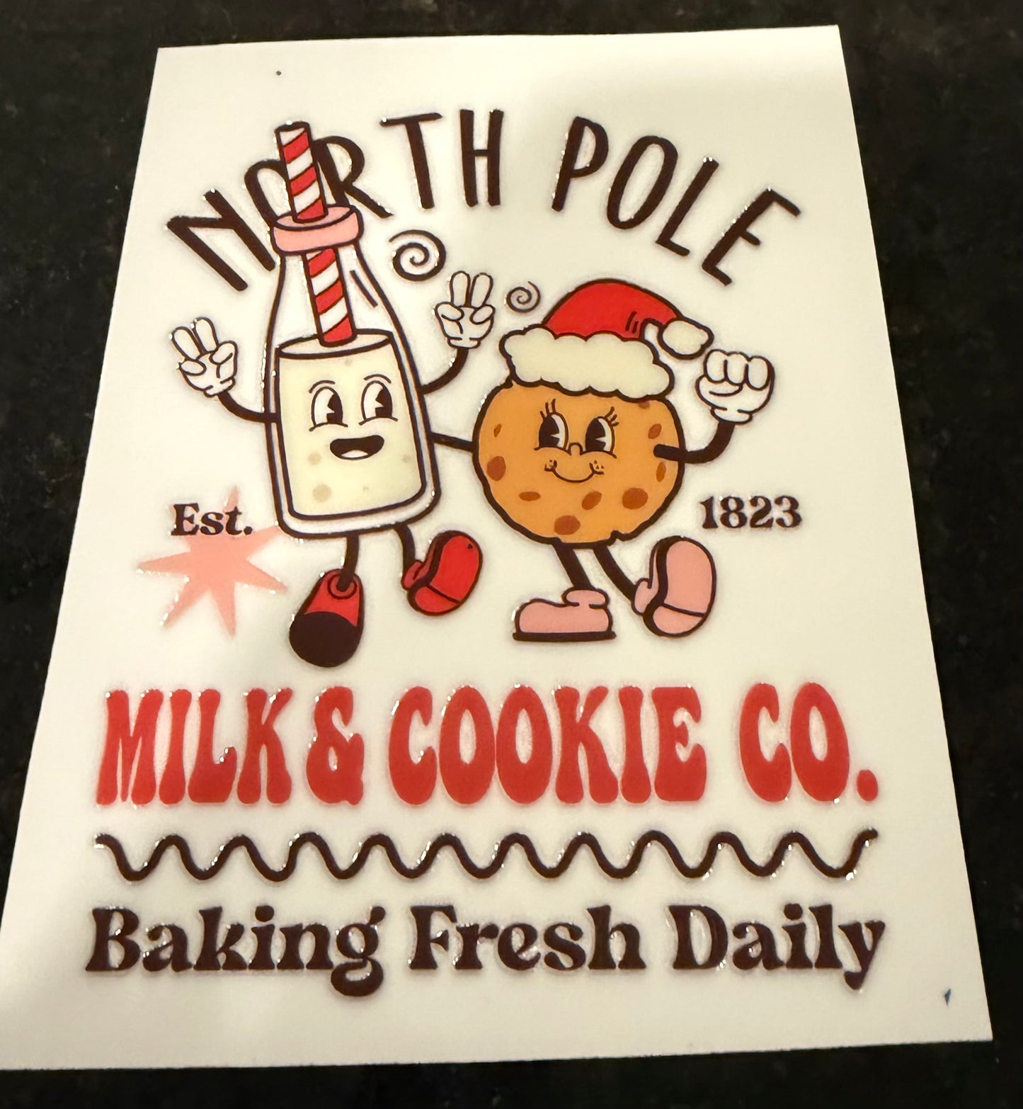 North Pole milk and cookie co