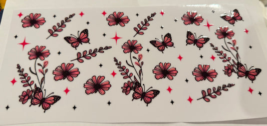 Butterflies & dainty flowers