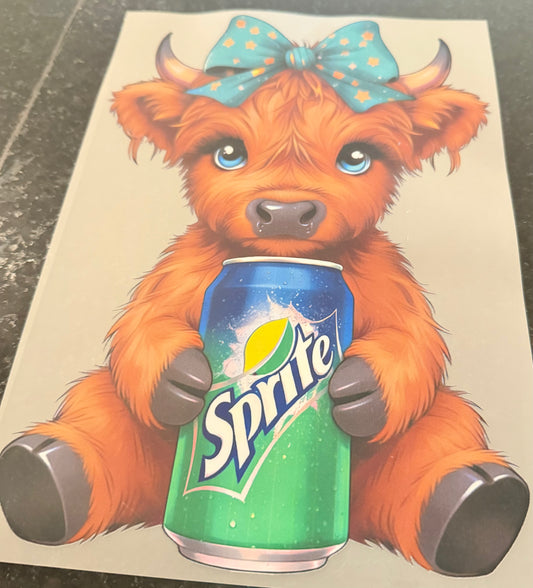 Sprite highland cow