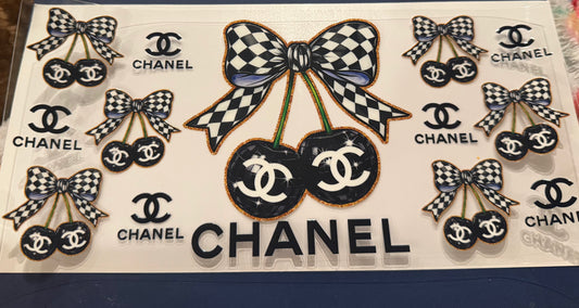 Chanel cherry bow