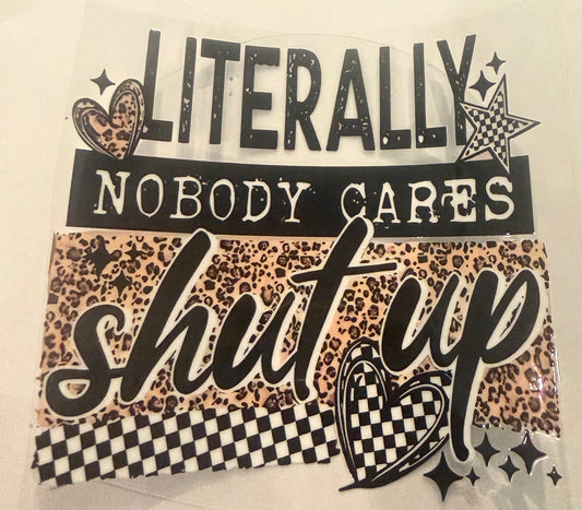 Literally no one cares