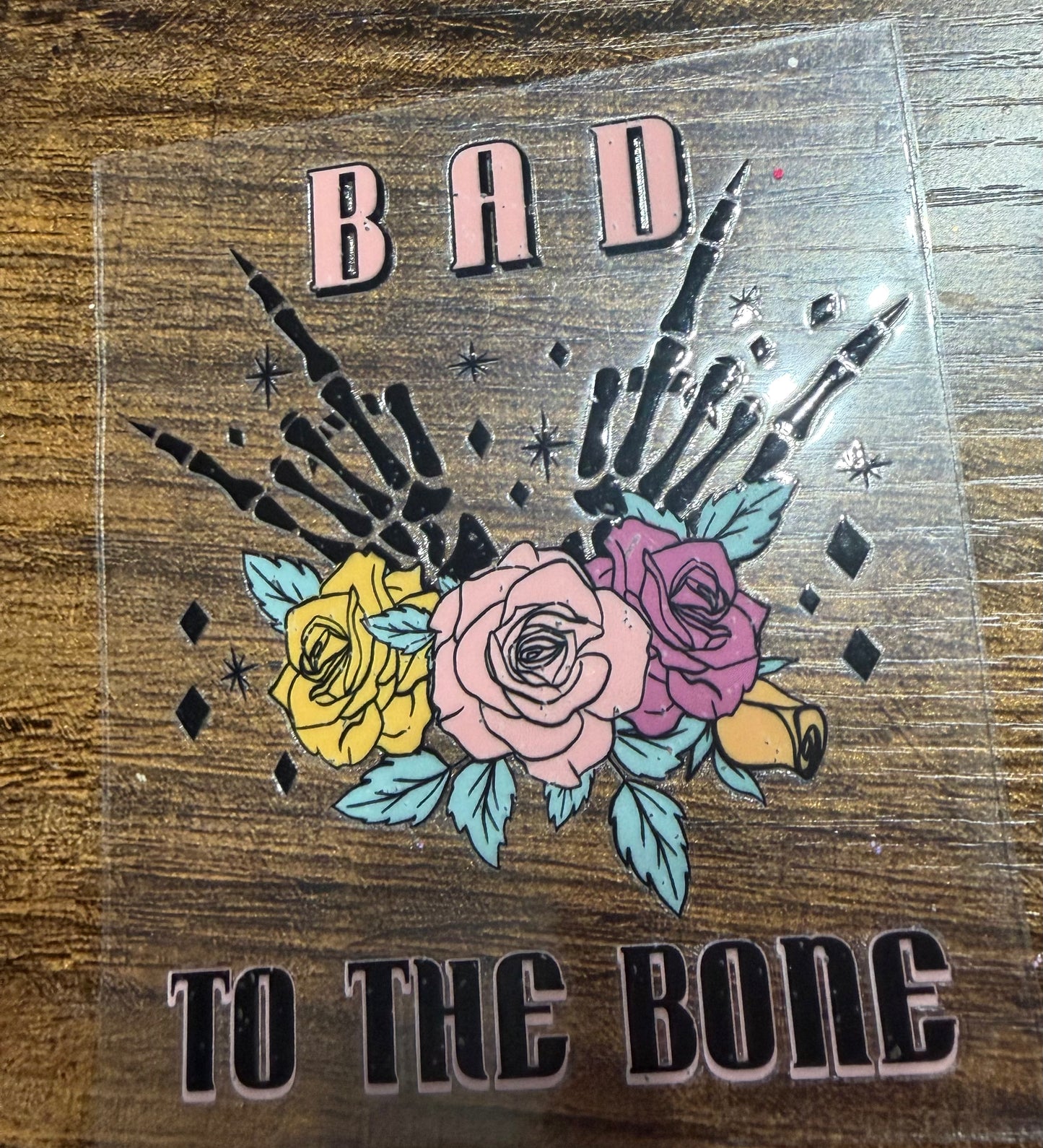 Bad to the bone decal