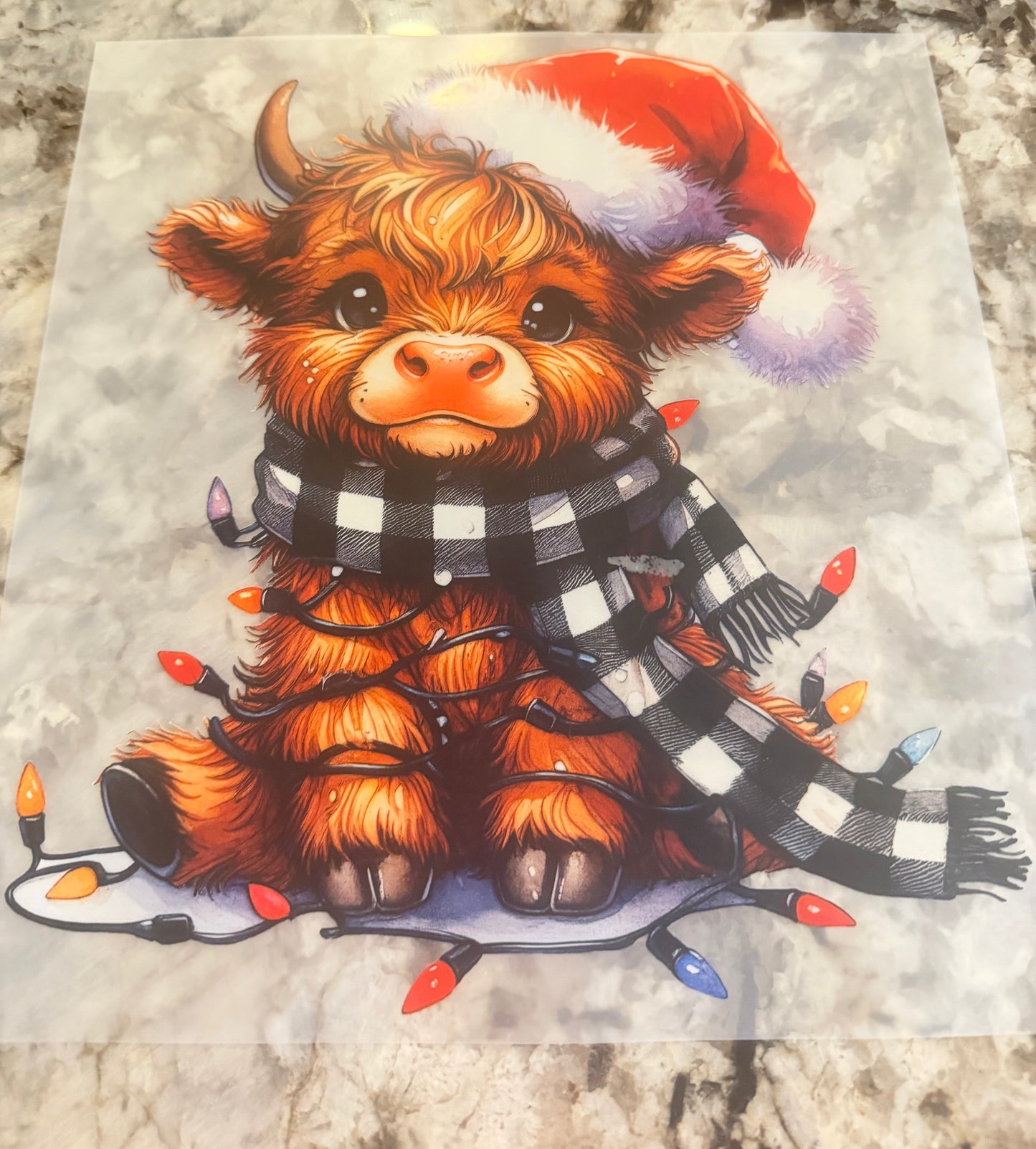 Christmas cow