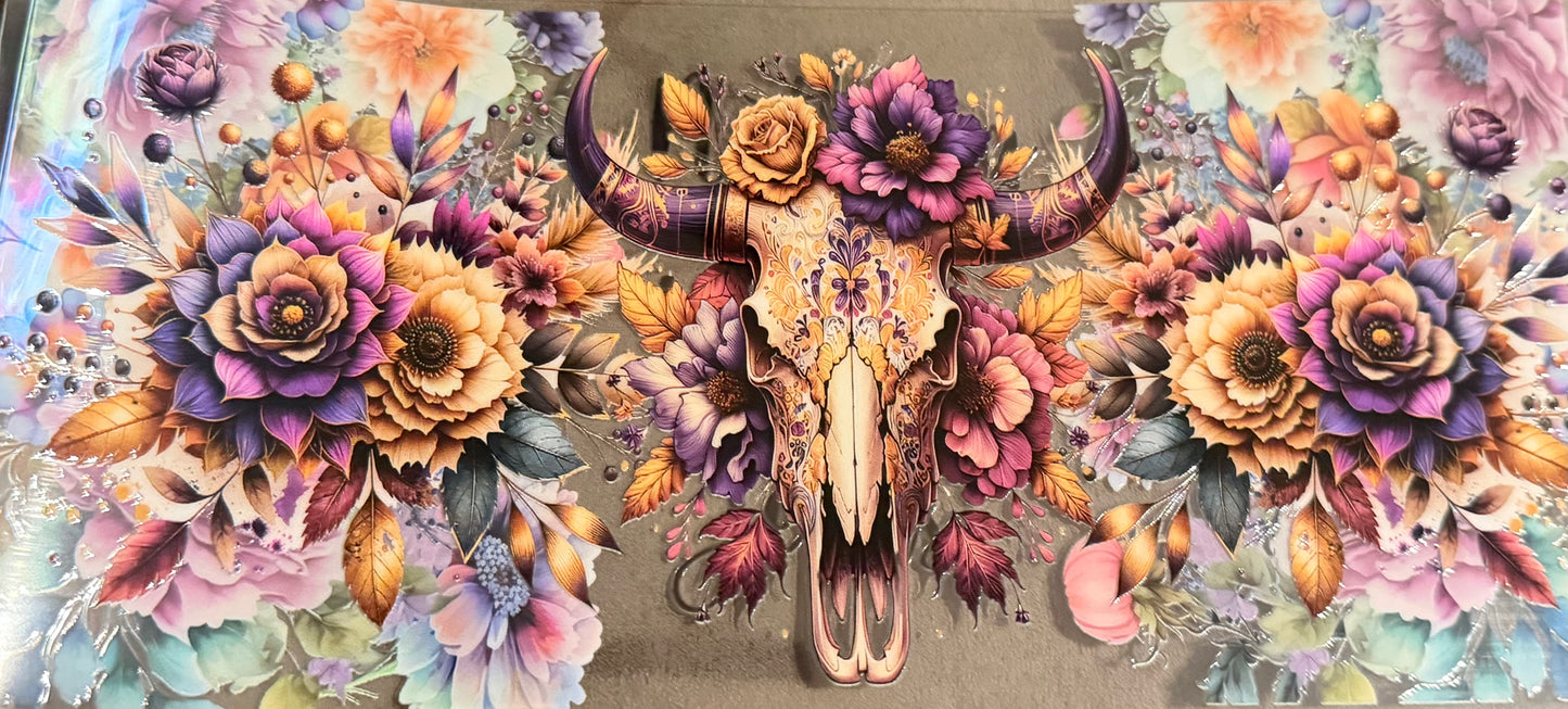 Skull and floral