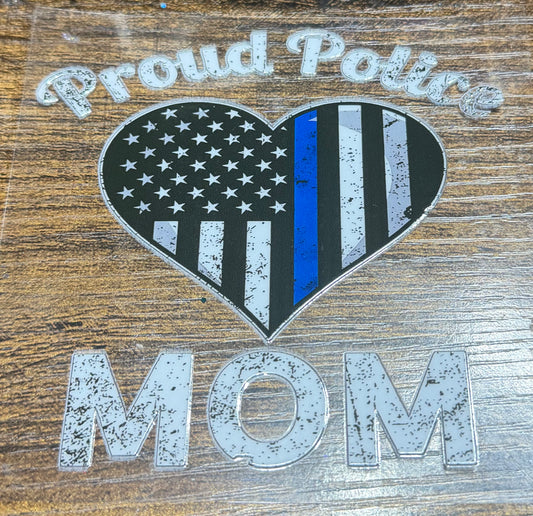 Proud police mom