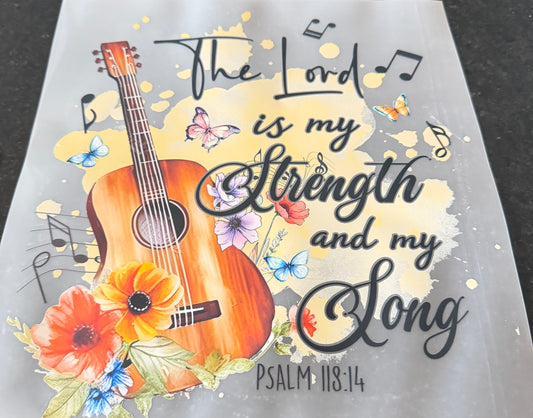The Lord is my strength and my song￼