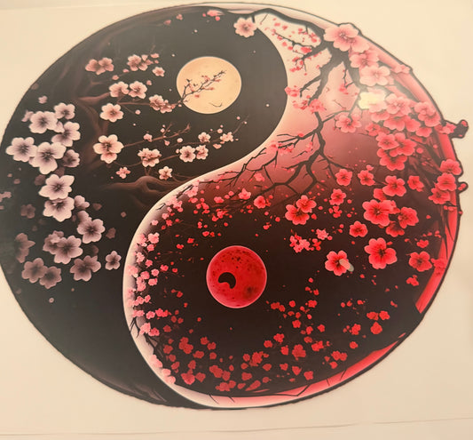 Cherry blossom Yin Yang