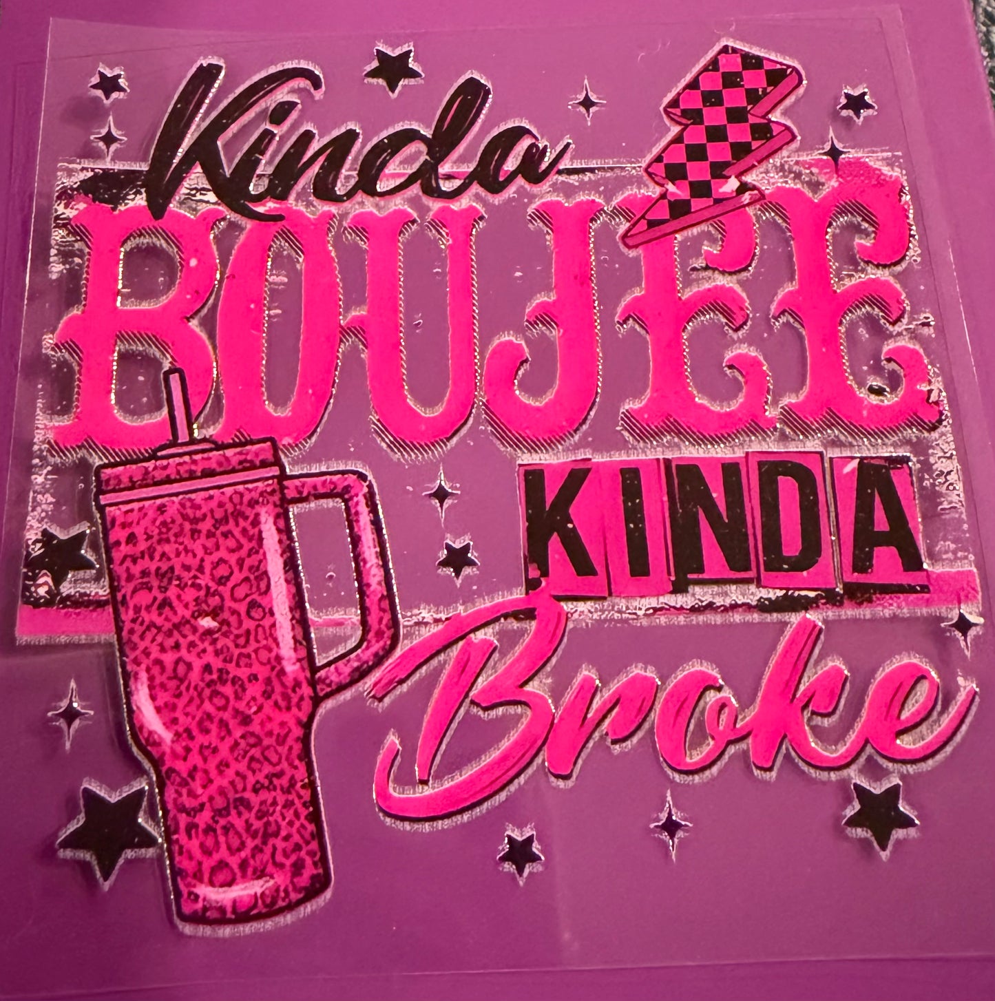 Kinda boujee kinda broke