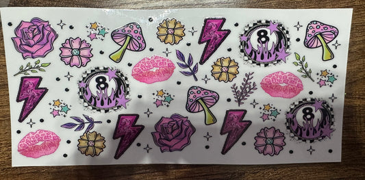 8 ball lightning bolts wrap