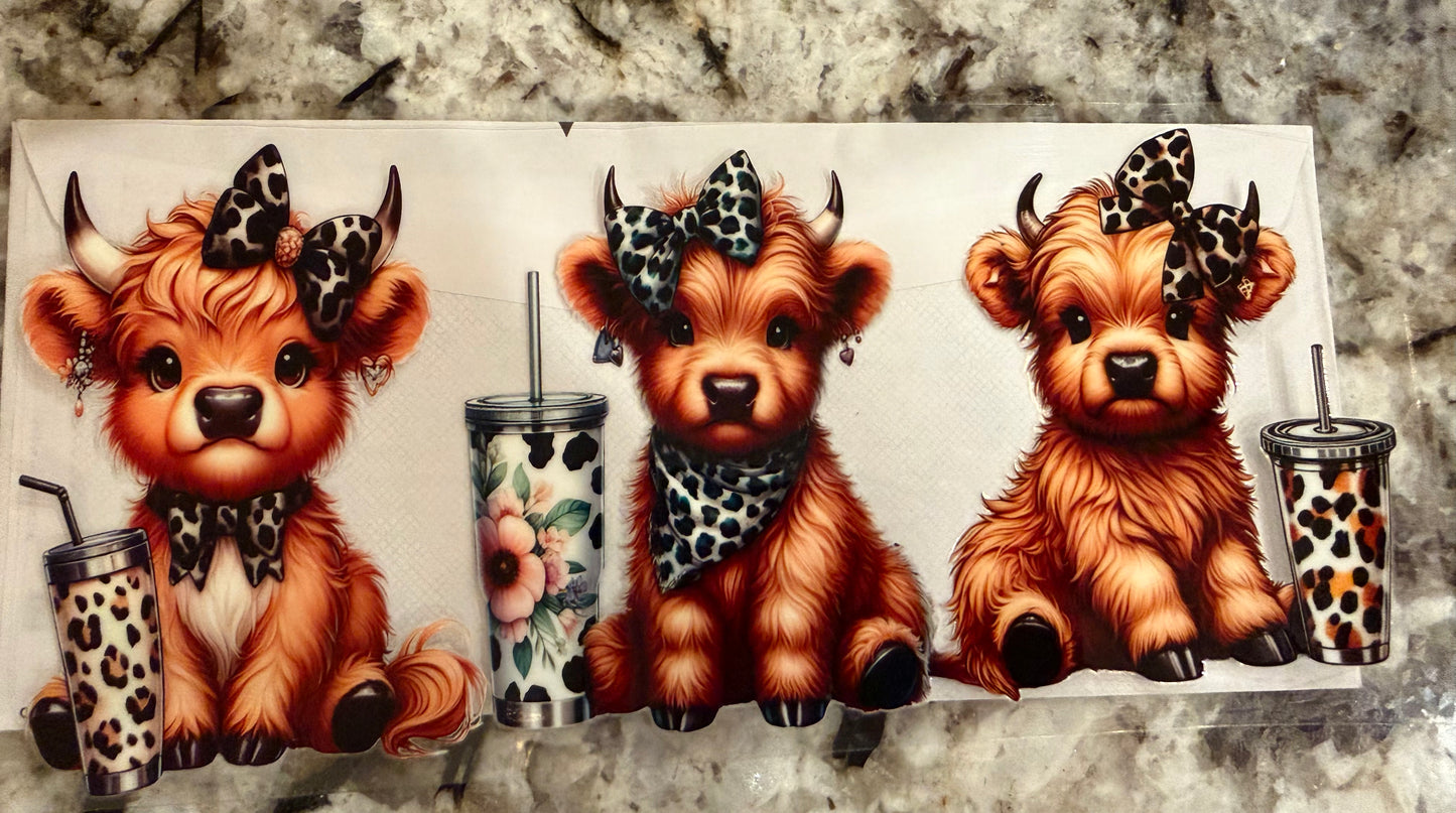Cows with tumblers