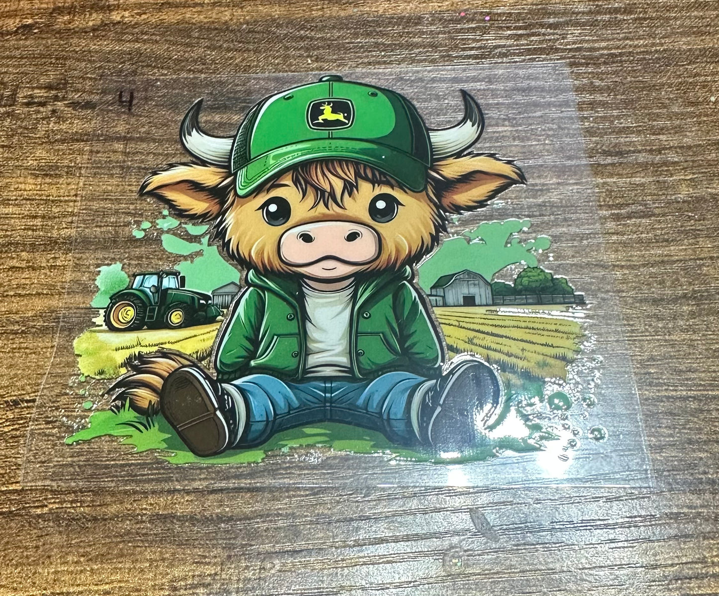 John Deere cow