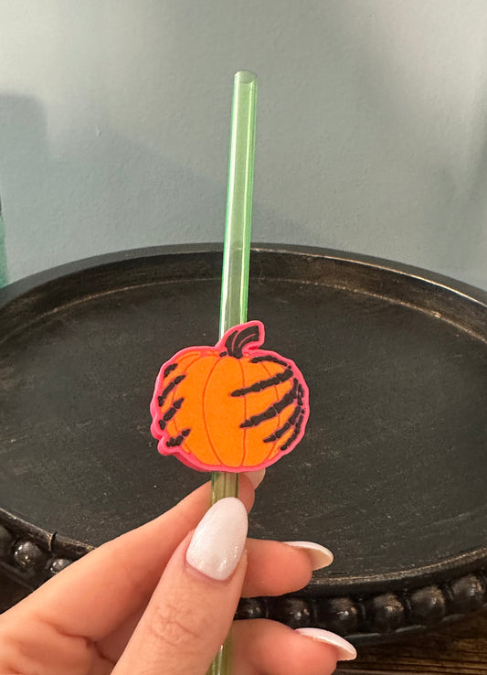 Pumpkin straw topper