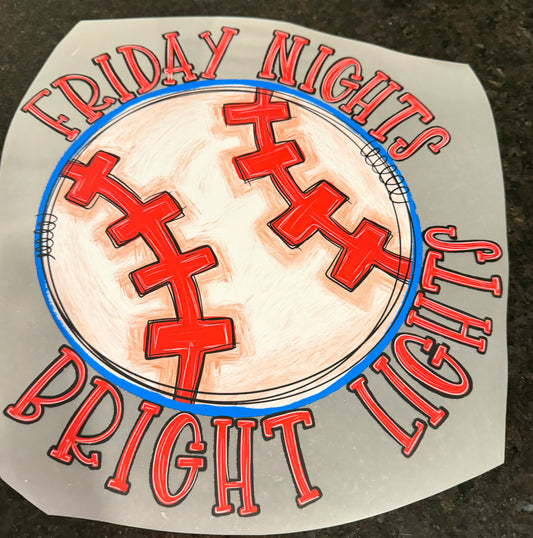Friday nights Bright lights