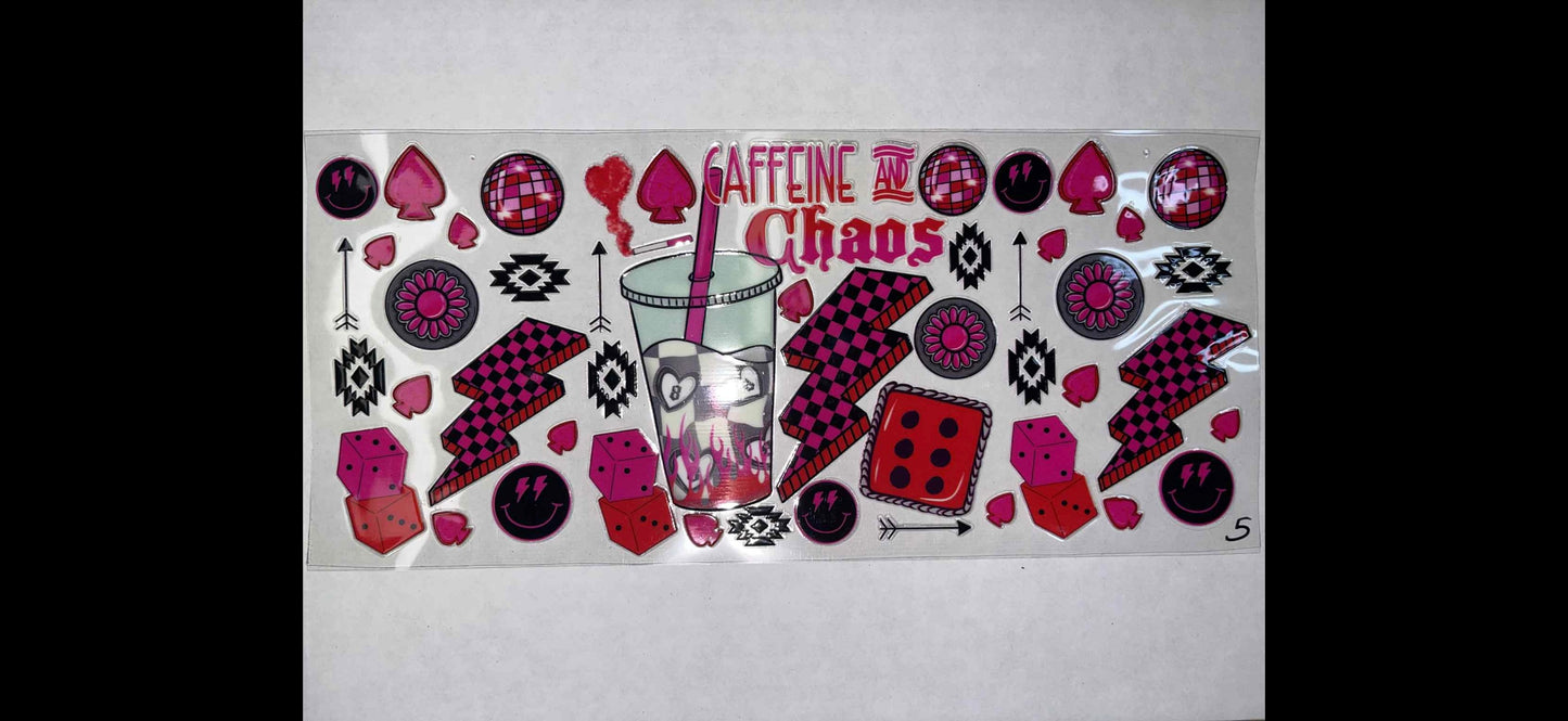 Caffeine & Chaos (24 or 40oz wrap)