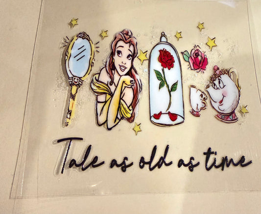 Tale as old as time decal