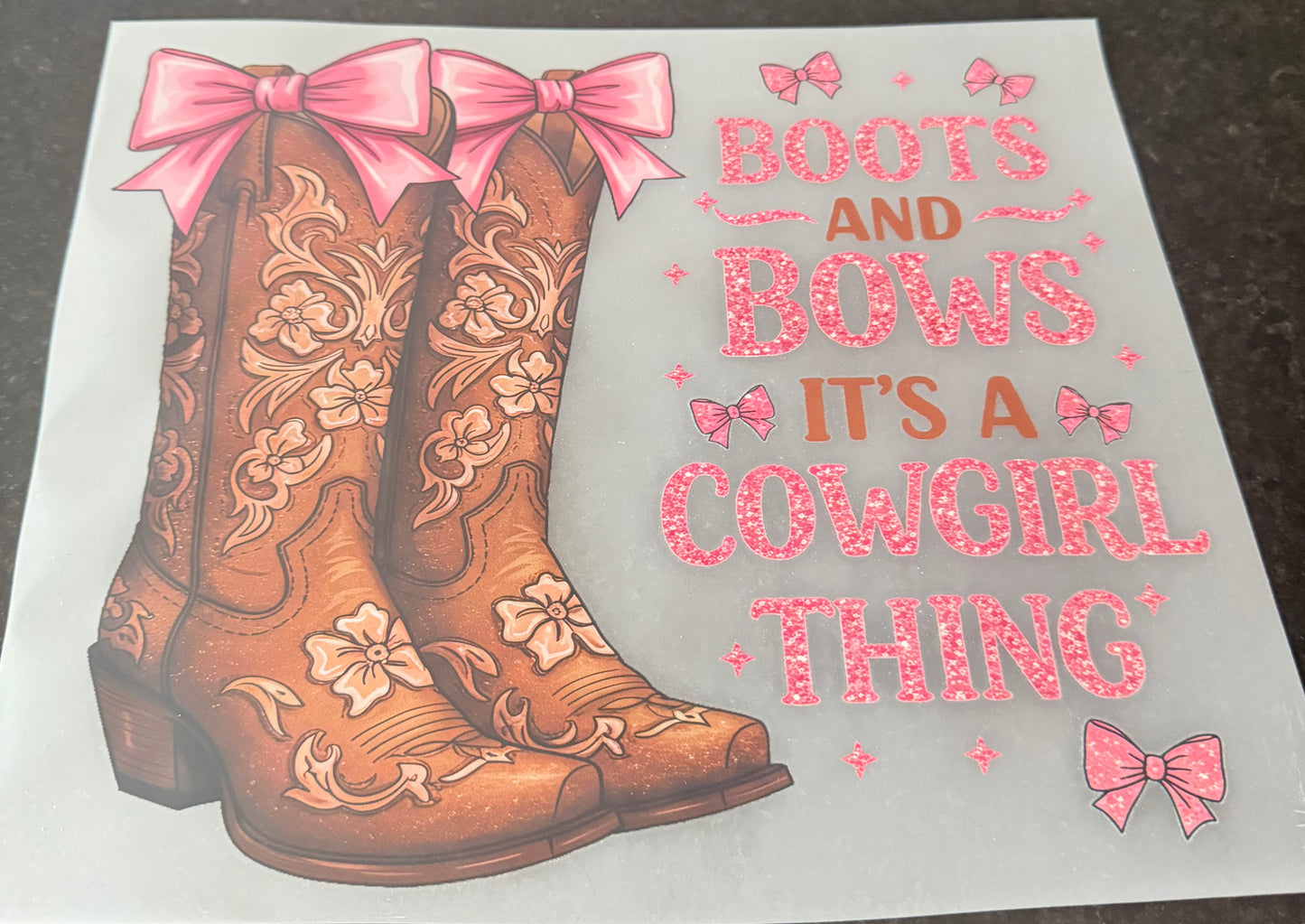 Boots and bows