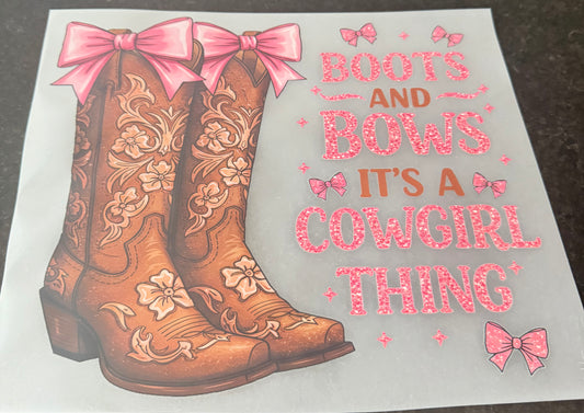 Boots and bows