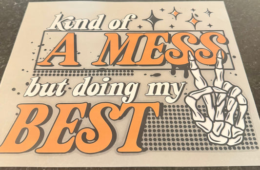 Kind of a mess but doing my best ￼