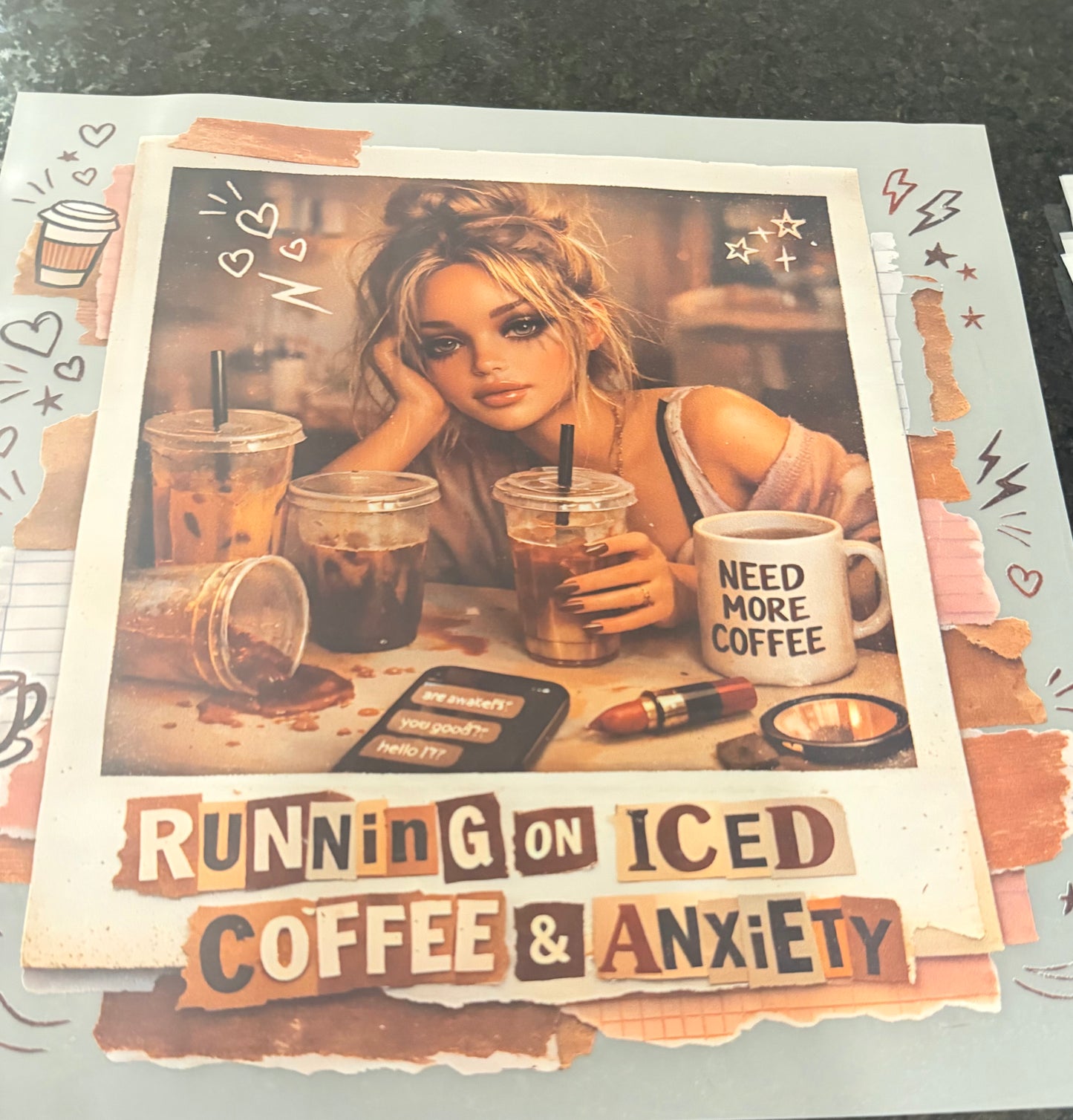 Running on iced coffee and anxiety
