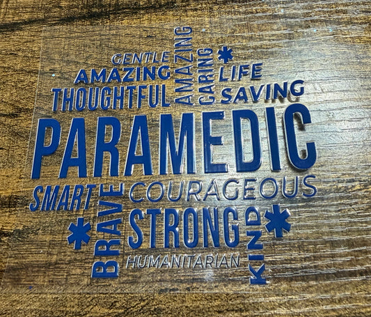 Paramedic decal