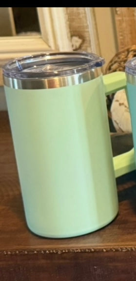 20 oz stainless steel mug (Good for hot & cold)