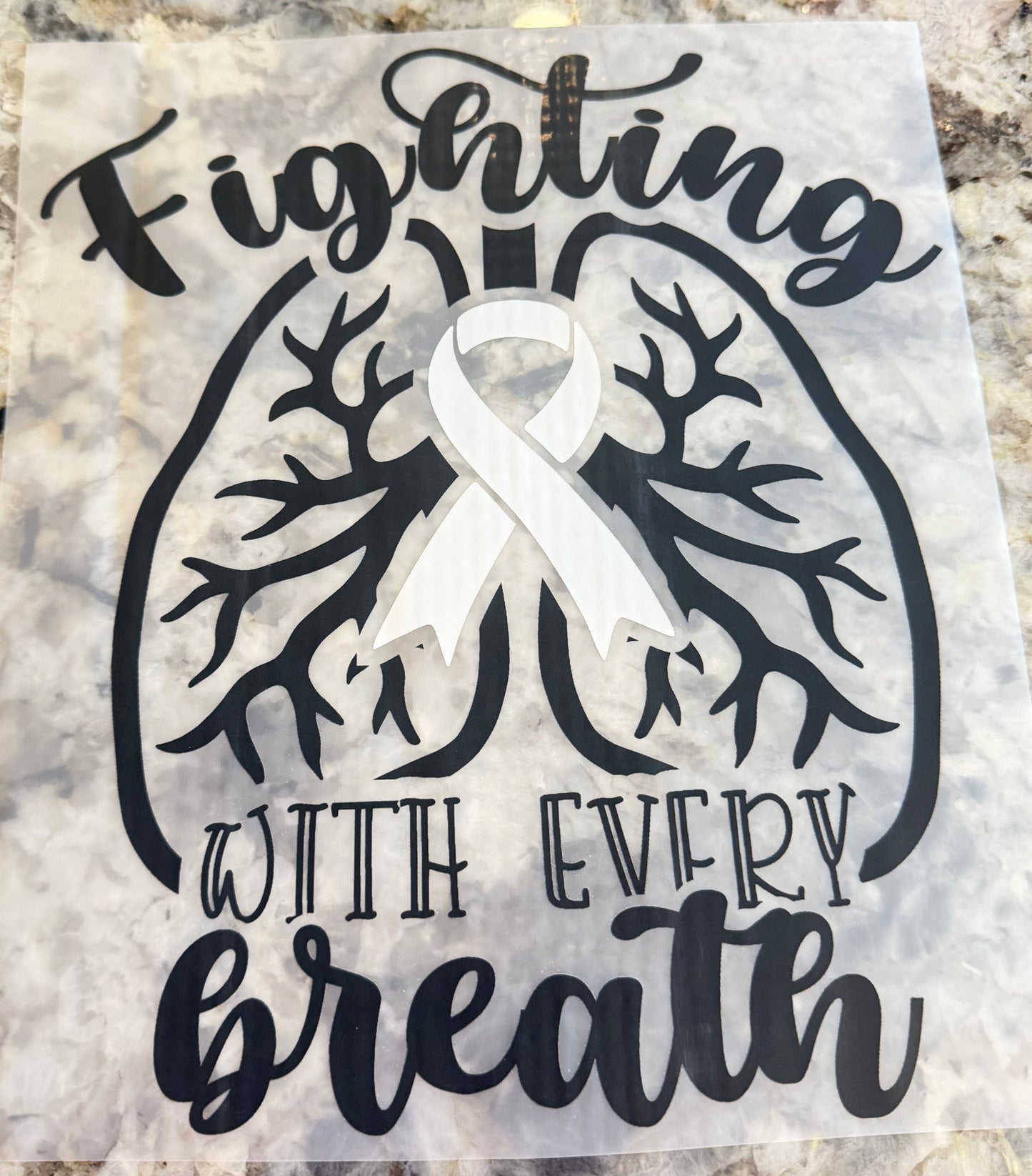 Fighting with every breath lung cancer awareness