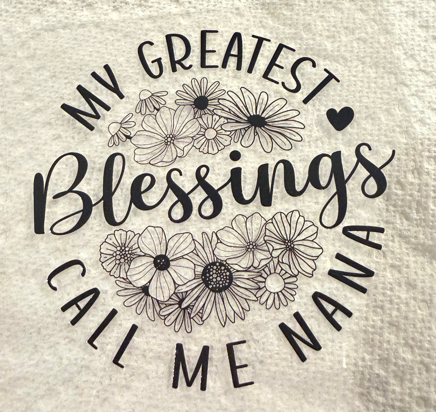 My greatest blessings call me Nana