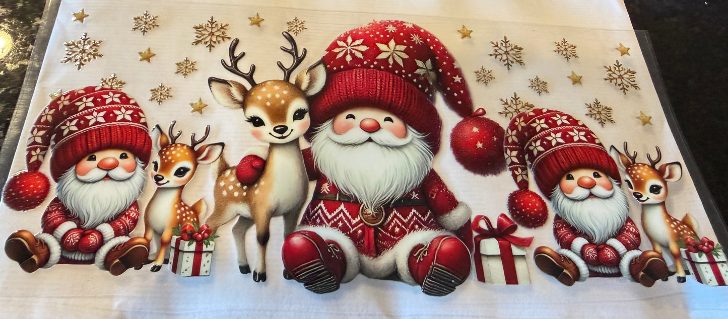 Santa & deer
