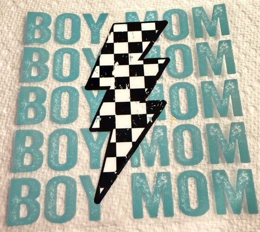 Boy mom decal
