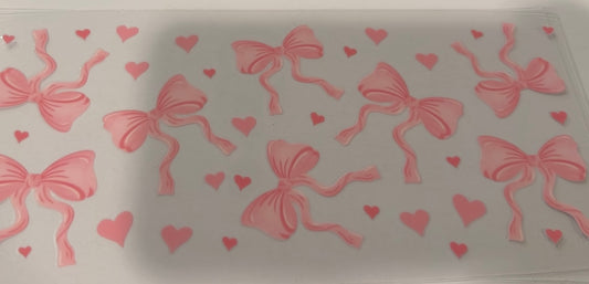 Bows and hearts wrap