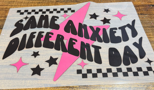 Same anxiety, different day transfer ￼