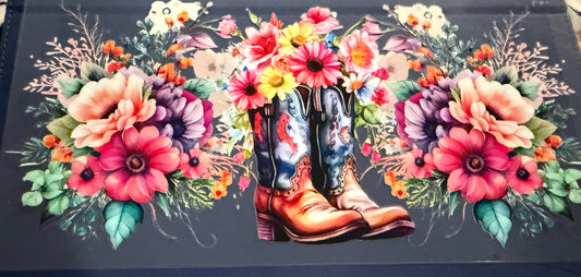 Boots & flowers