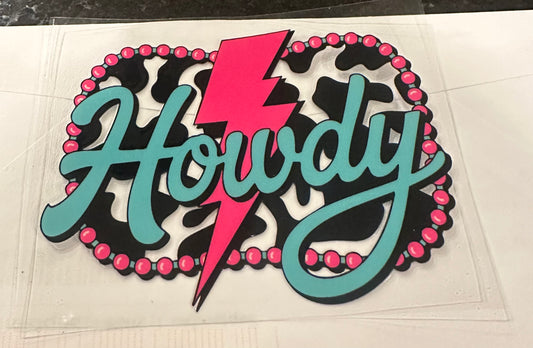 Howdy decal
