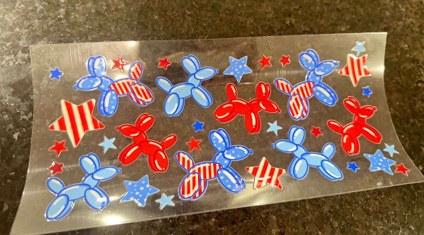 4th of July Balloon Dog