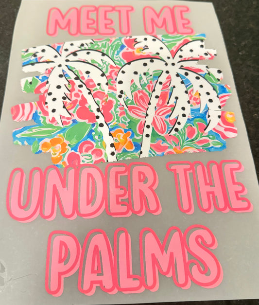 Meet me under the palms