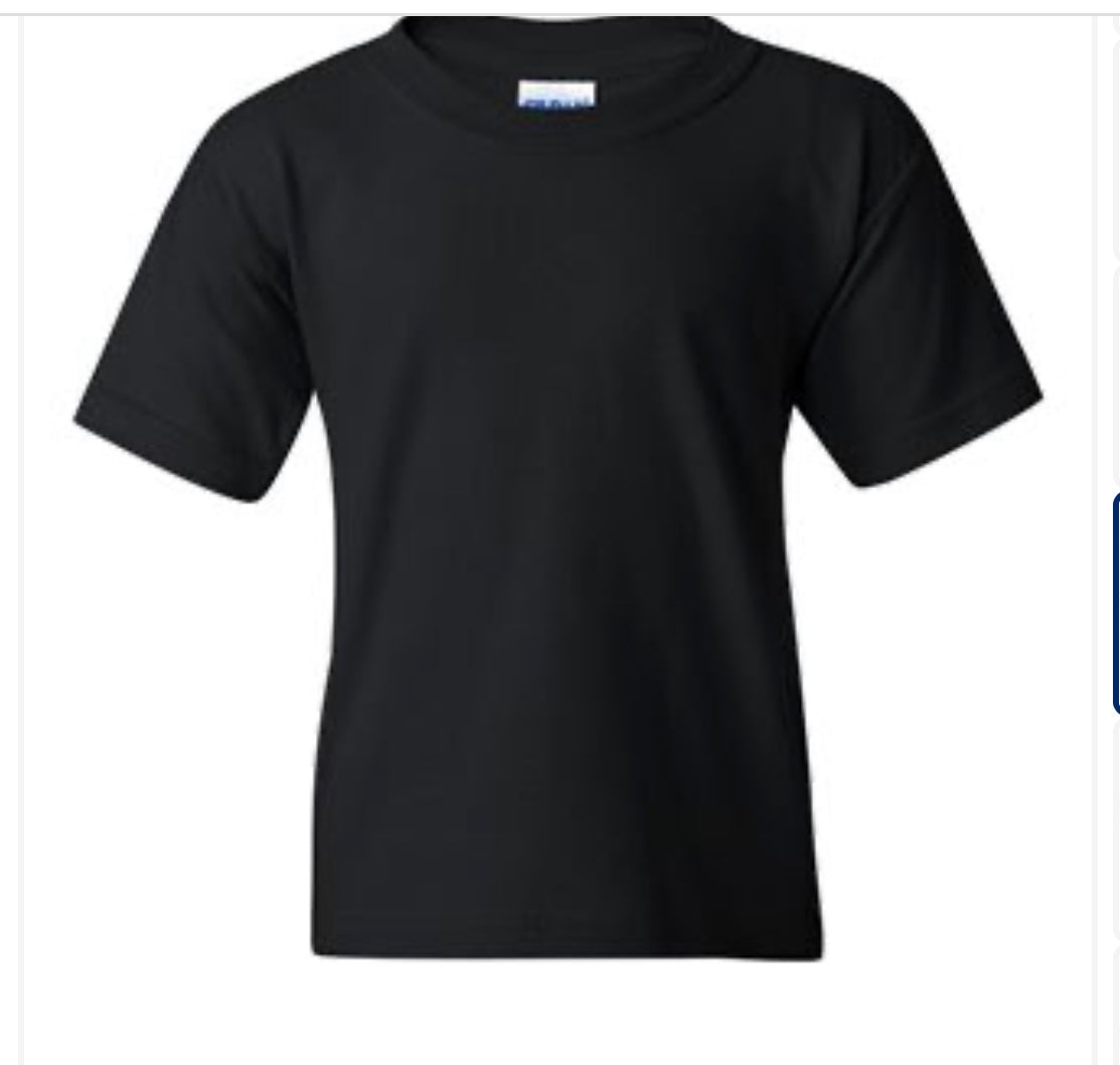 Youth Black Tshirt