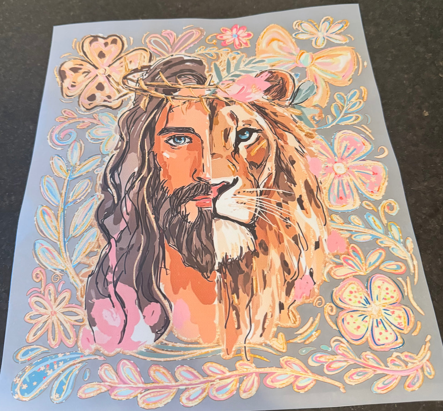 Jesus and lion