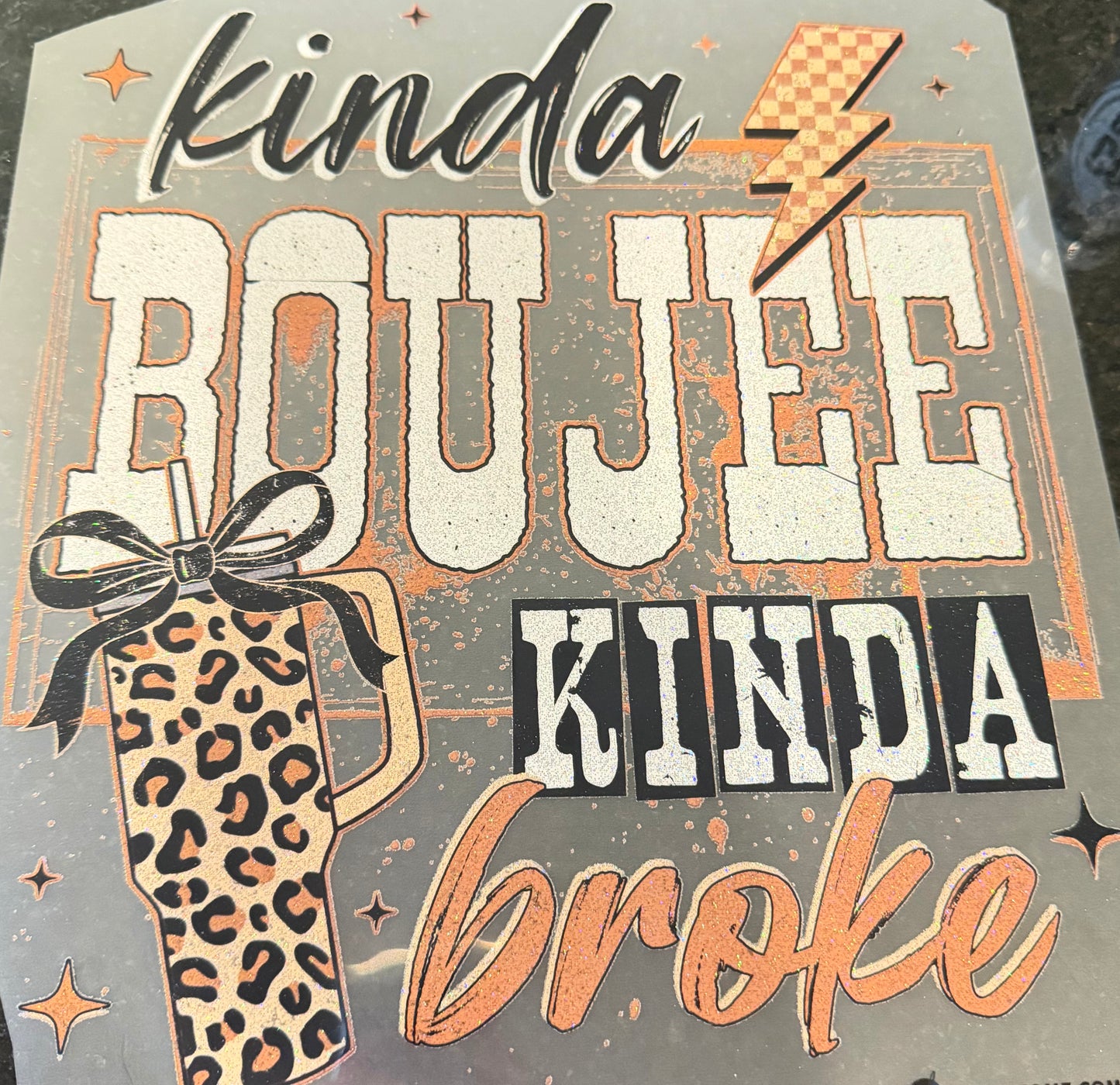 Kinda boujee kinda broke