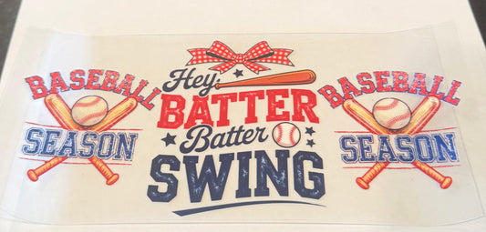 Hey batter batter swing