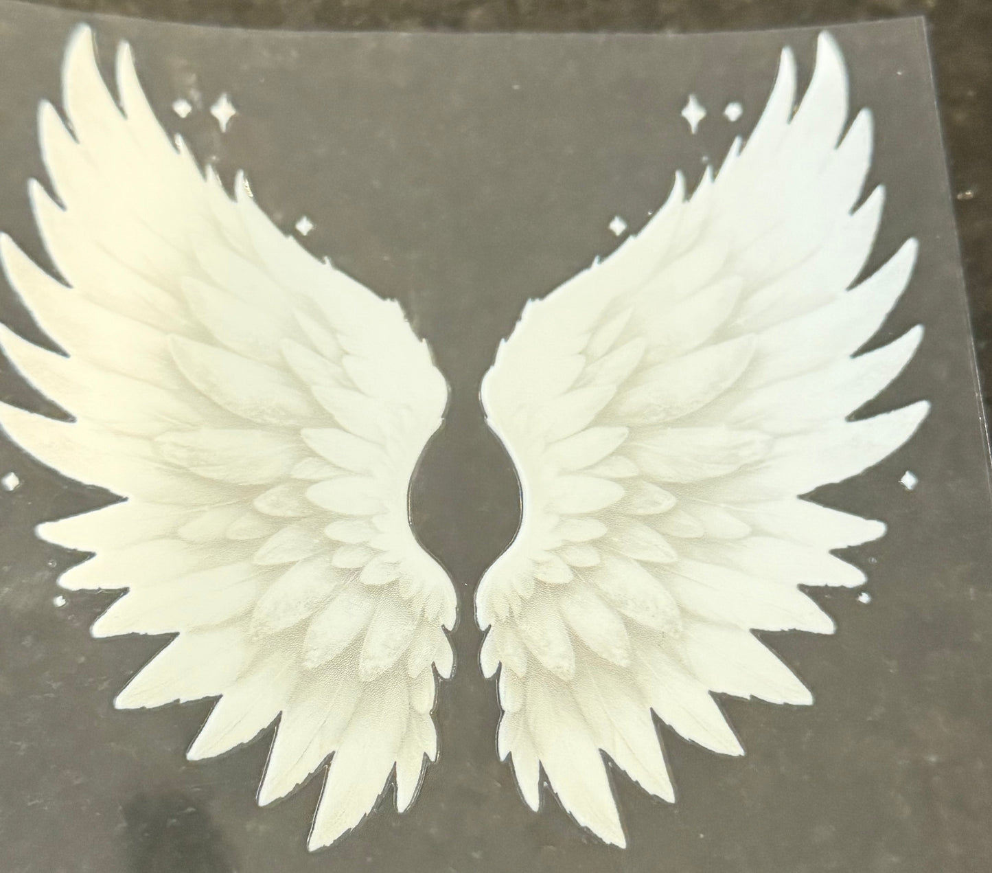 White angel wings