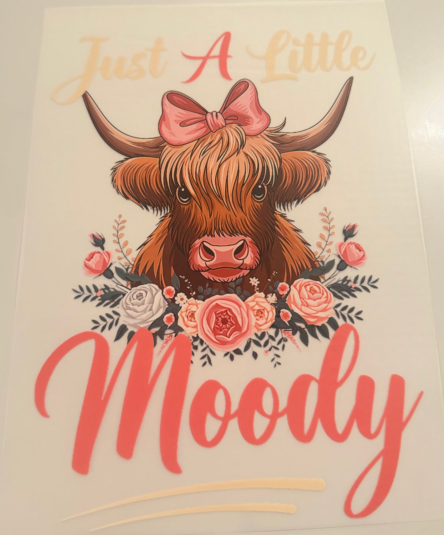 Just a little moody